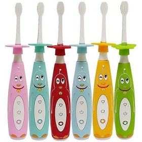 Resim Şarj Edilebilir Çocuk Elektrikli Diş Fırçaları Sıkışmaları Önlemek İçin Usb Çocuk Elektrikli Diş Fırçalarıturuncu 