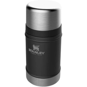 Resim AyrStore Classic Legendary Vakumlu Çelik Yemek Termosu, Mat Siyah, 0.7 Litre 