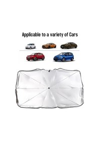 Resim 9089715362161mel - Araç İçi Ön Cam Şemsiye Güneşlik 