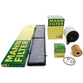 Resim Bmw E87 Kasa 118i Periyodik Bakım Filtre Seti Yağsız Mann Marka 64316946628-11427501676-13717532754 