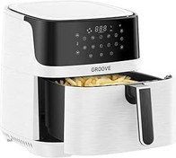 Resim Groove Max XXL 7L 1800W WiFi Smart Airfryer Air Fryer Yağsız Sıcak Hava Fritözü Beyaz 