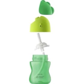 Resim Philips Avent Desenli Pipetli Alıştırma Bardağı 1+ Yaş 300 ml (3 Adet) 