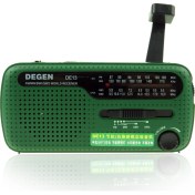 Resim DEGEN DE-13 Solar Radyo Krank Dinamo FM MW SW1 SW2 