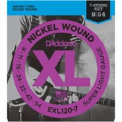 Resim D'Addario EXL120-7 7 Telli Elektro Gitar Teli (9-54) 
