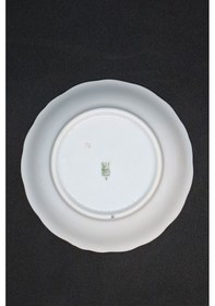 Resim Hawel Polonya Antika Porselen Çerezlik Tabak 13 Cm Bej 