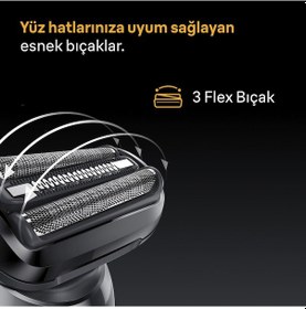 Resim Braun Series 5 Elektrikli Tıraş Makinesi, Islak Ve Kuru, 52-b1000s 1 Saat 