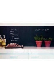 Resim Özbience Siyah Yazı Tahtası Folyosu, 100CM x 1m, Çok Amaçlı ve Dayanıklı 