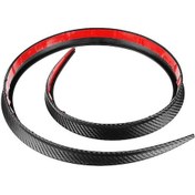 Resim 1.28m Üniversal Kışkırtıcı Kanat, Karbon Fiber Desenli, Kauçuk Malzeme, Kolay Kurulum, Tüm Araçlar İçin 