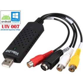 Resim Gplus Utv007 Chip Android Otg Windows 10 Uyumlu Usb Video Capture Kartı 