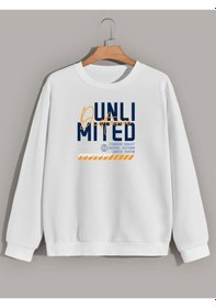 Resim Panios Kids 2'li 1980-unlimited Baskılı Erkek Çocuk Siyah-beyaz Sweatshirt Siyah - Beyaz 