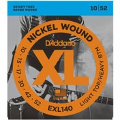 Resim D'Addario EXL140 Light Top / Heavy Bottom Elektro Gitar Teli (10-52) 