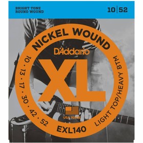 Resim D'Addario EXL140 Light Top / Heavy Bottom Elektro Gitar Teli (10-52) 