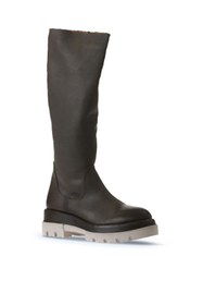Resim Bueno Shoes Haki Deri Kadın Düz Çizme 01wv2906 