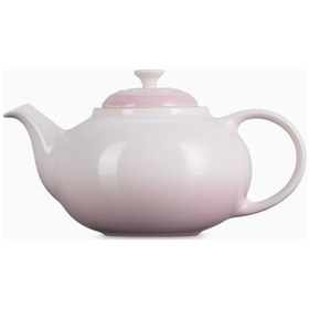 Resim Le Creuset Paslanmaz Çelik Süzgeçli Seramik Çaydanlık, 1.3l Çaydanlıklar Shell Pink Pembe 