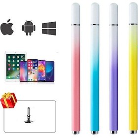 Resim Dokunmatik Tablet Telefon Kalemi +1 Yedek Uç Renk Geçişli Passive 