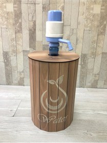 Resim Yeni Dekoratif Damacana-gizleme-saklama-kutusu-dolabı-kılıfı-bezi-işlemeli Ceviz 