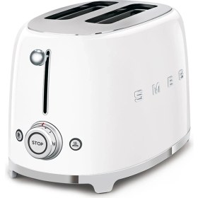 Resim Smeg Beyaz 2X1 Ekmek Kızartma TSF01WHEU 