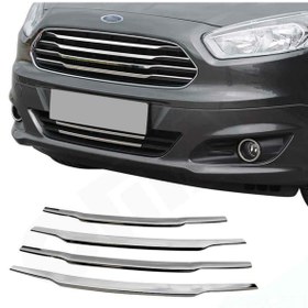 Resim Courier Krom Ön Panjur Takımı 2014-2017 4Prç Paslanmaz Çelik N11.4547 