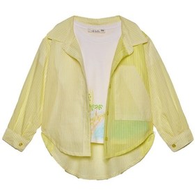 Resim Kız Bebek Sweet Gömlek Sarı 