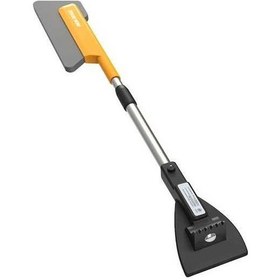 Resim Novahub Araba Kar Temizleme Küreği - 2 Fonksiyonlu Kar Fırçası & Buz Kazıyıcı - Uzatılabilir & Döner - Led Işıksız/led Işıklı - Eva + Abs + Alüminyum 