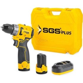 Resim Sgs SGS5080 2 Akülü 12V Şarjlı Matkap Seti 2.5 Amper Vidalama Seti 