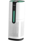 Resim Magideal Küçük Hava Temizleyici Sessiz Koku Duman Tozu Usb Ortam Işığı Beyaz 