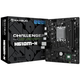 Resim MAXSUN mxn-75 Challenger H610M-H LGA1700 DDR4 3200Mhz M.2 HDMI mAtx Intel Anakart 
