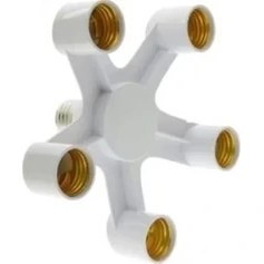 Resim E27 5'li Duy Duy Çoklayıcı Duy Çoğaltıcı 1 In 5 E 27 Duy 