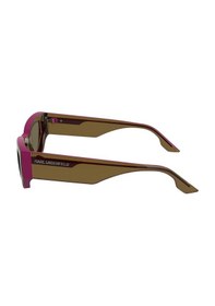 Resim Karl Lagerfeld Kl 6160s 210 54 Unisex Dikdörtgen Şeffaf Kahverengi Kemik Güneş Gözlüğü Kahverengi 