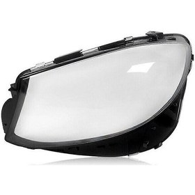 Resim Sol Araba Far Mercek Kapağı Far Abajur Kabuğu Mercek Abajur W213 E-sınıfı 2016-2019 Şeffaf 