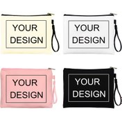 Resim Ad/Logo/Metin/Resim Çantalar Öğretmenler için Hijyen Çantaları/Doğum Günü Hediyeleri Kozmetik Koç Çantaları Mini Makyaj Pouches 