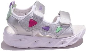 Resim Vicco 321F24Y204 Hilda Beyaz Ortopedik Günlük Işıklı Kız Çocuk Spor Sandalet 