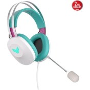 Resim ASUS TUF Gaming H1 Gen II Hatsune Miku Edition Kulaklık 90YH048B-BHUA00 