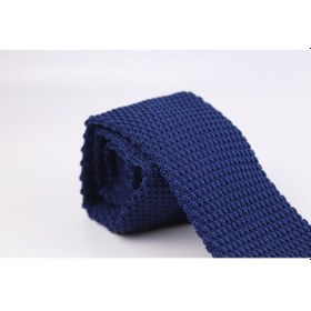 Resim Demfashion Özel Desenli Örme Kravat - Mavi (533047813) Mavi 