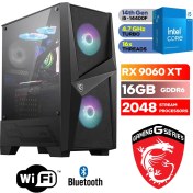 Resim MSI Msı-Şafak-Gaming Pc-Rx 9060XT 16GB– Intel I5 14400F– 32GB-64GB Ddr5 Ram - 1tb M.2 Ssd-Windows 11 Pro 