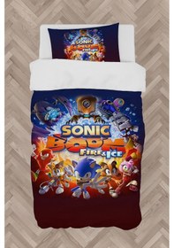 Resim Mekta Home Bebek Ve Çocuk Odası Sonic Boom Desenli Nevresim Takımı 