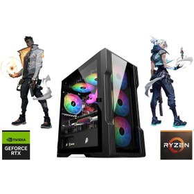 Resim Seraphic gaming Ryzen 5 7500f 16 GB DDR5 1 TB SSD 8 GB RTX 4060 Ekran Kartı 