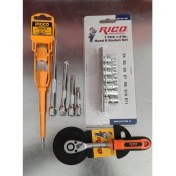 Resim Rico 1/4 Lokma E Diş Sıçan Fare Diş Seti Takımı 1/4 Lokma Cırcır Kolu Kontrol Kalemi Hediyemiz 