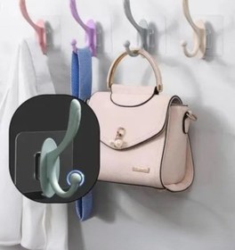 Resim Renkli Kolay Montaj Duvara Yapışabilen 3 Lü Banyo Ev Askısı SHN-1080 