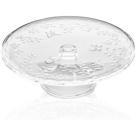 Resim The Mia Ayaklı Pasta Kek Sunum Tabağı 30x10 Cm Cam0496 