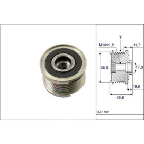 Resim Valeo Alternatör Kasnagı Megane Laguna Trafıc / Qashqaı 2.0 Dcı 2.0 1.9 Uyumlu 