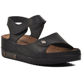 Resim Ayakmod 07-109rr Siyah Kadın Sandalet 001 