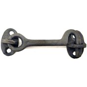 Resim Antika Tarz Dekoratif Pirinç Çengeli - 8,5cm, Oksit 