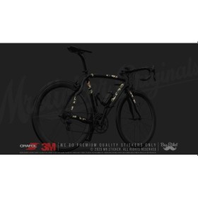 Resim Bcy28 Bisiklet Kadro Koruyucu Reflektif Sticker Seti Askeri Camo 