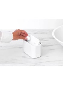 Resim Banyo Çöp Kutusu, Beyaz, Tek Boyut 