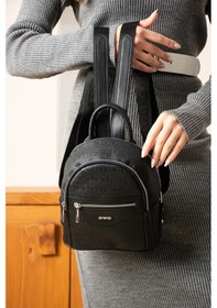 Resim Kadın Orijinal Just Polo Siyah Yeni Sezon Şık Sırt Çantası Shopper 
