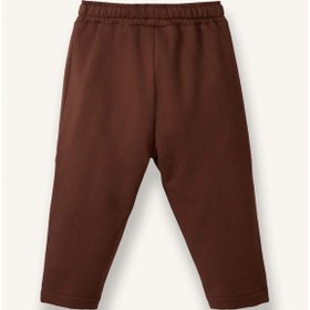 Resim Defacto Wide Leg Beli Lastikli Eşofman Altı Erkek Bebek G7281a526spbn319 Kahve-bn319 