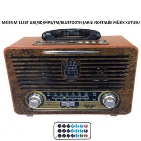 Resim Meier M115Bt Mp3 Çalar Radyo 
