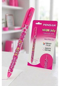 Resim Neon Tükenmez Kalem 7 Renk Pensan Neon Jely Fosforlu Jel Pilot Kalem Siyah Defter Kalemi Yumuşak Yazım Çok Renkli 