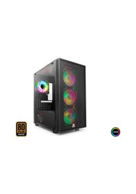 Resim Mofan Mf2900b Pc Gaming Kasa Beta 3 Seri 80 Plus 850w Power Supply 4x Argb Fan Siyah 